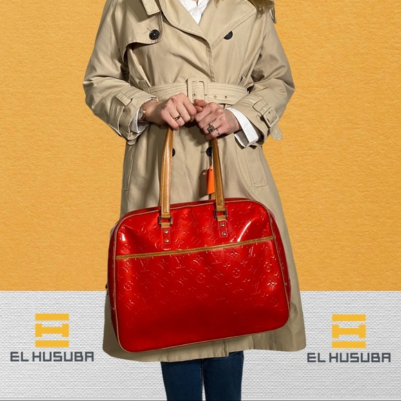 Louis Vuitton Handbags - 🌻💯Louis Vuitton Laptop Bag Business Red Leather